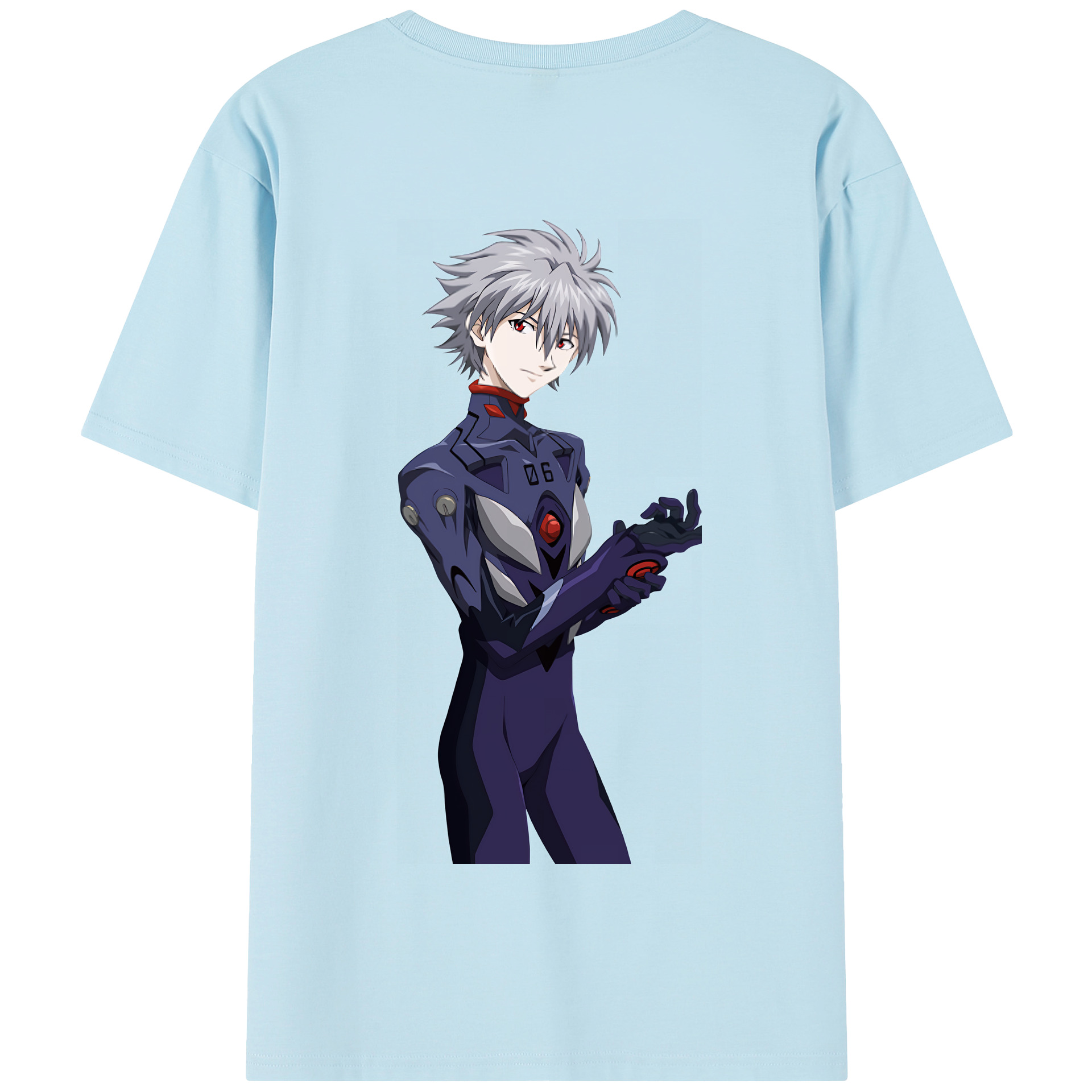 （画像用） EVA 新世紀エヴァンゲリオン 綿100％半袖Tシャツ（背面プリント）